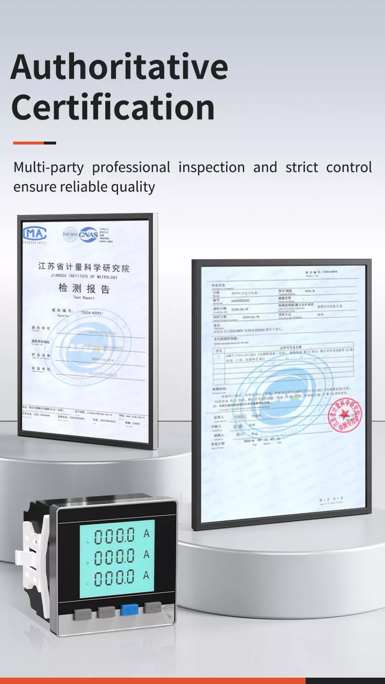 Three Phase LCD Digital Meter